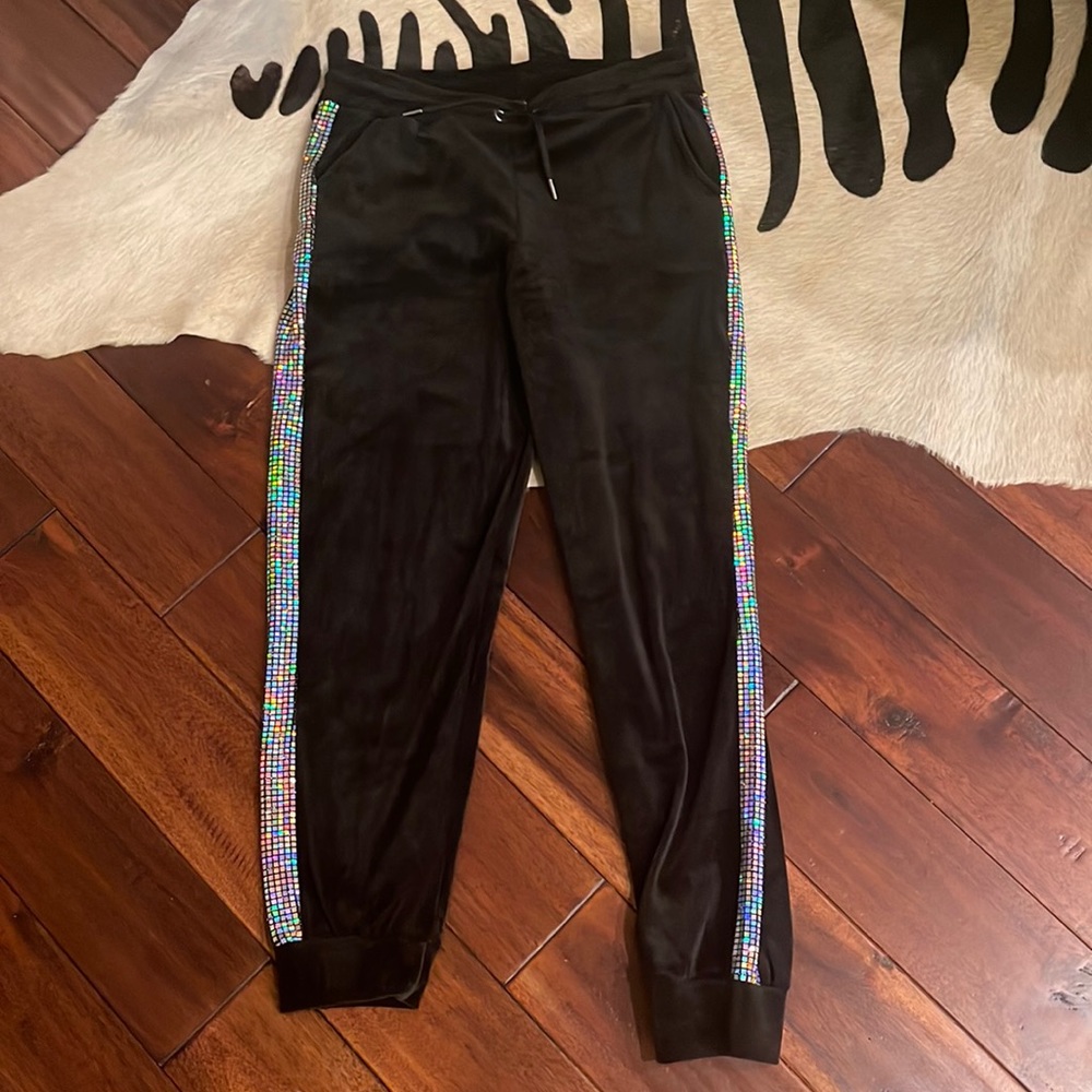 💗💗💗TATU velour pants with decorative sides 💗💗💗